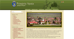 Desktop Screenshot of primaria-apata.ro